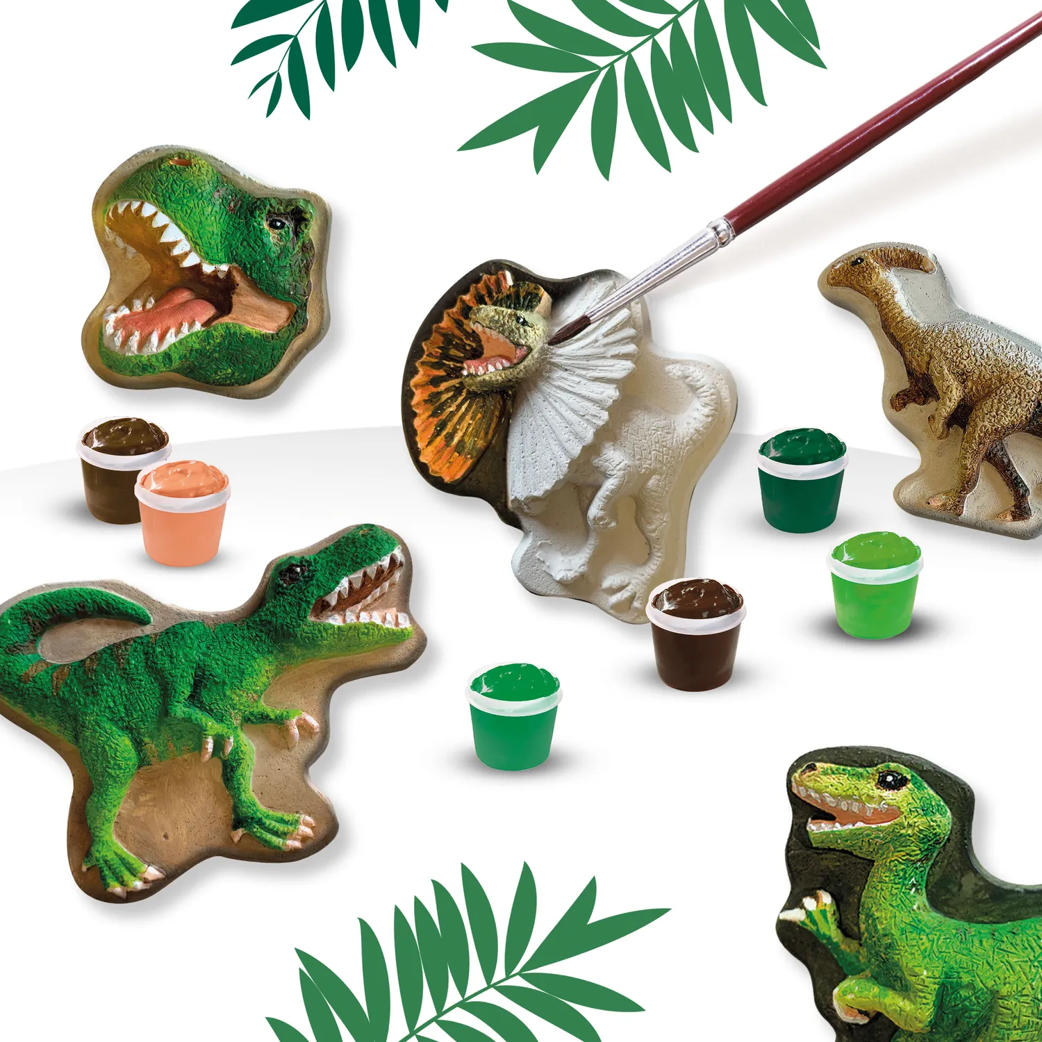 SES Creative Støb og mal Dinoworld støbesæt dino gips