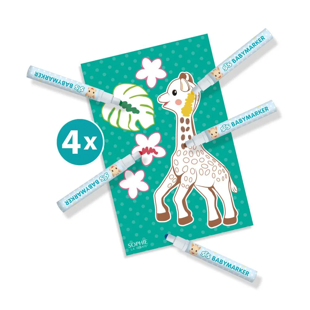 SES Creative Sophie la Girafe malesæt fingerfarve