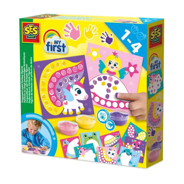 SES Creative My First fingeraftryksmaling fantasyfigurer