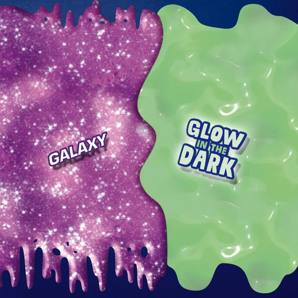 SES Creative Slime Glow in the Dark slim 2x120 g selvlysende