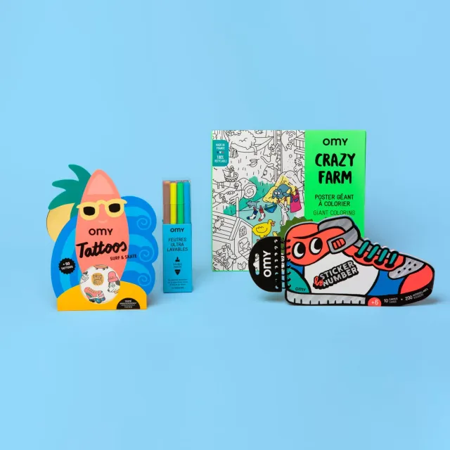 OMY Big Box kreativt sæt fra 6 år 4 dele