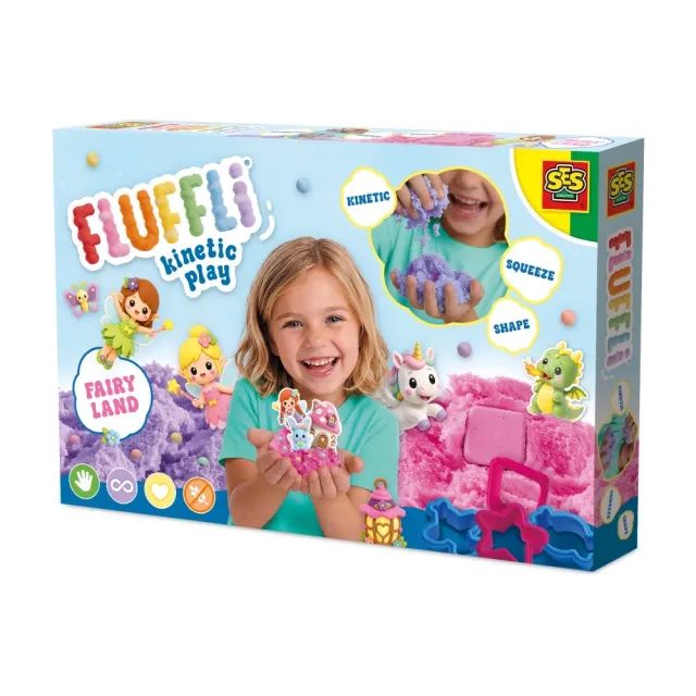 SES Creative Fluffli Fairy Land legemasse 2x100g