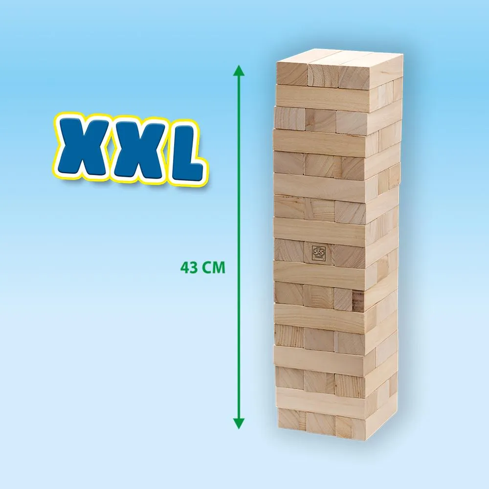 SES Creative Tumletårn XXL havespil 51 klodser