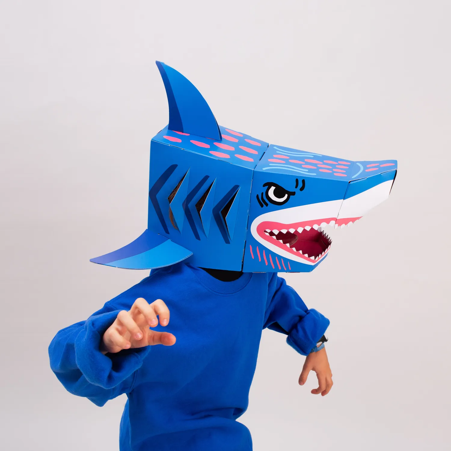 OMY Requin 3D-maske haj til børn