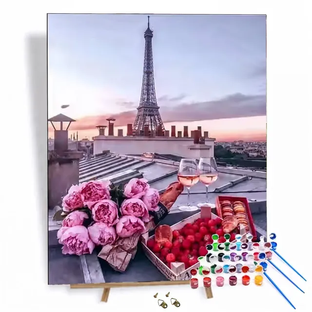 Craftsy Romantisk Aften mal efter tal 40x50 cm