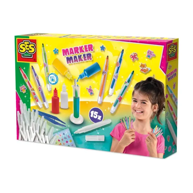 SES Creative tuslaboratorium tusser 15 farver