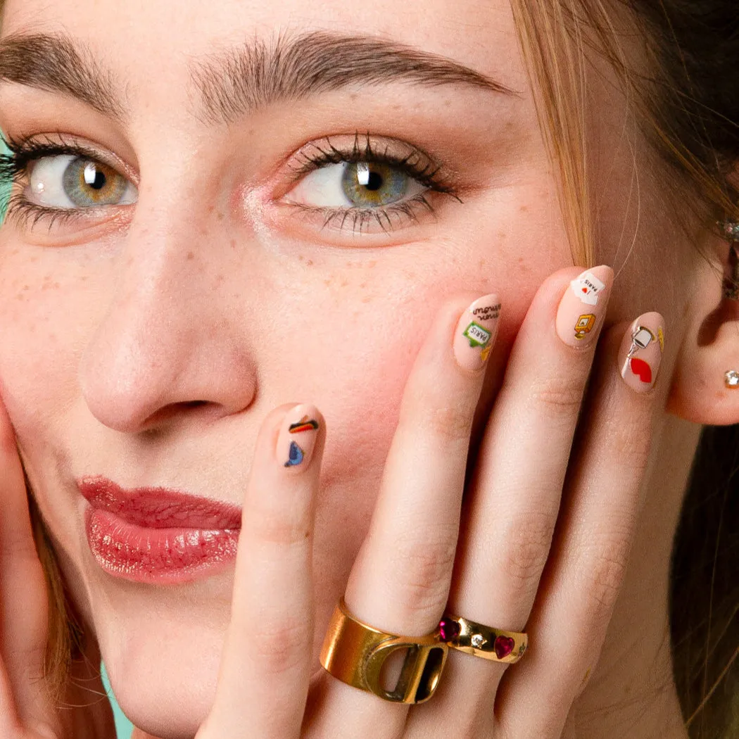 OMY Paris Nail Art negleklistermærker 120 stk