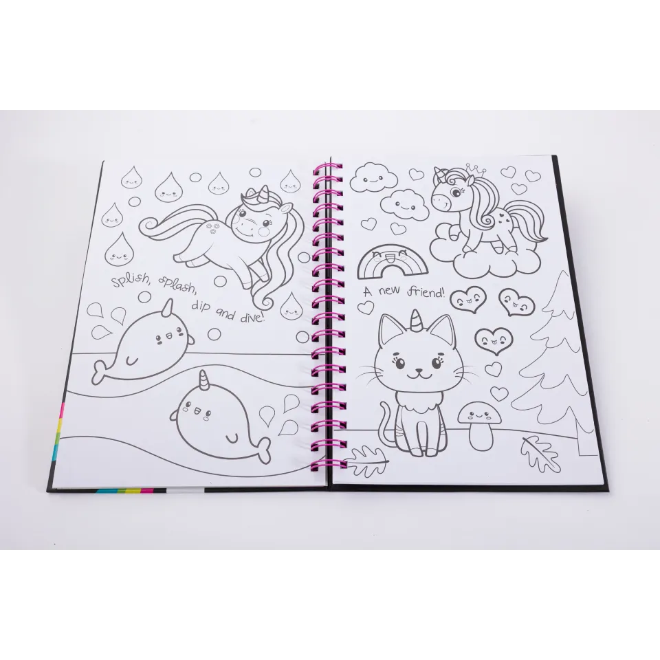 Decoden Magic Sparkles I Love Unicorns skrabebog glimmer