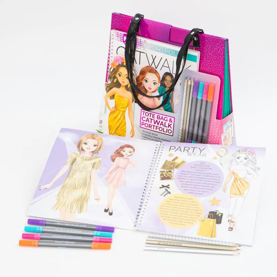 Decoden Magic Pop Fashion Catwalk Tote Bag modesæt