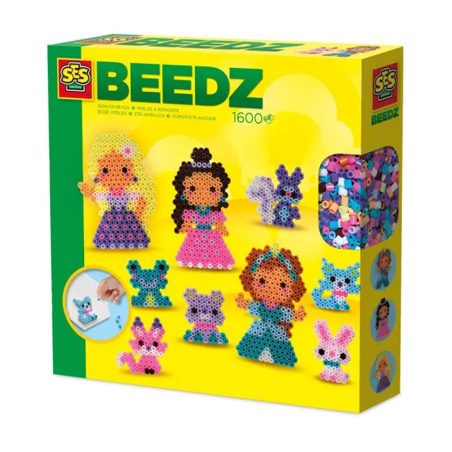 SES Creative Beedz Prinsesser strygeperler 1600 stk plade