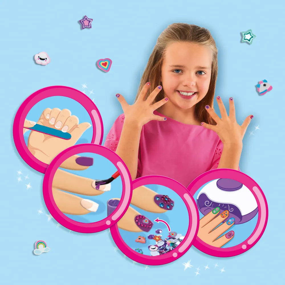 SES Nail Art Salon neglesæt 6 lakker med negletørrer