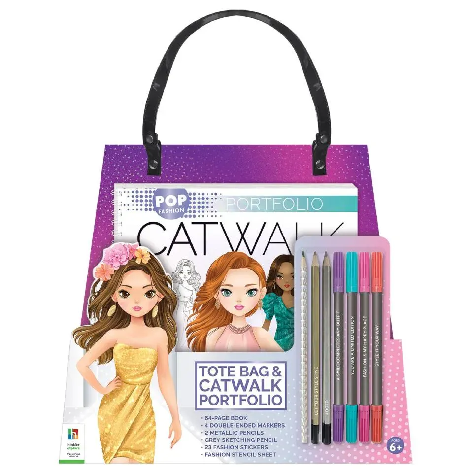 Decoden Magic Pop Fashion Catwalk Tote Bag modesæt