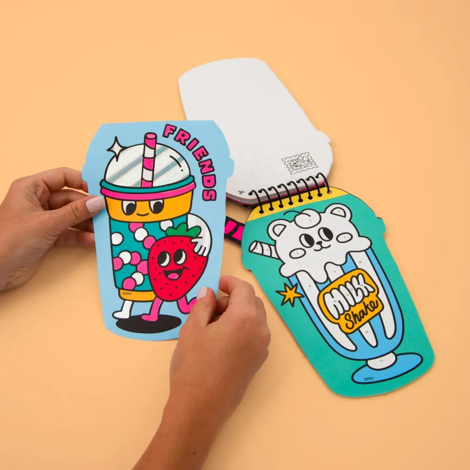 OMY Bubble Tea klistermærkebog 200 stickers
