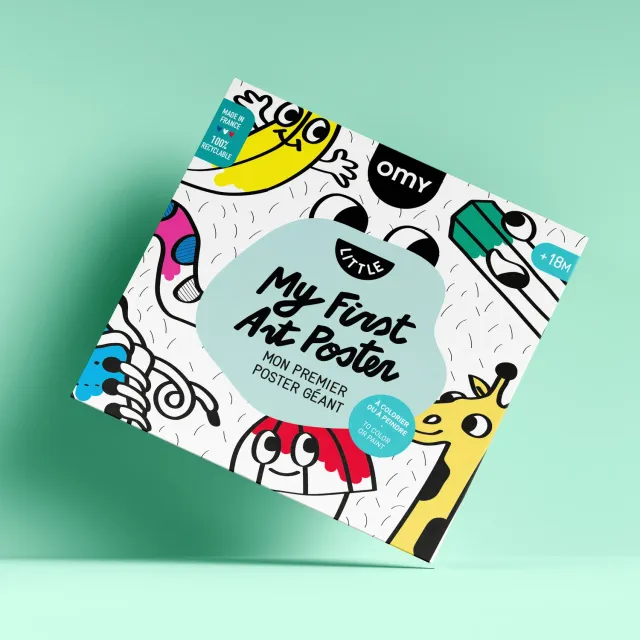 OMY My First Art maleplakat baby store flader