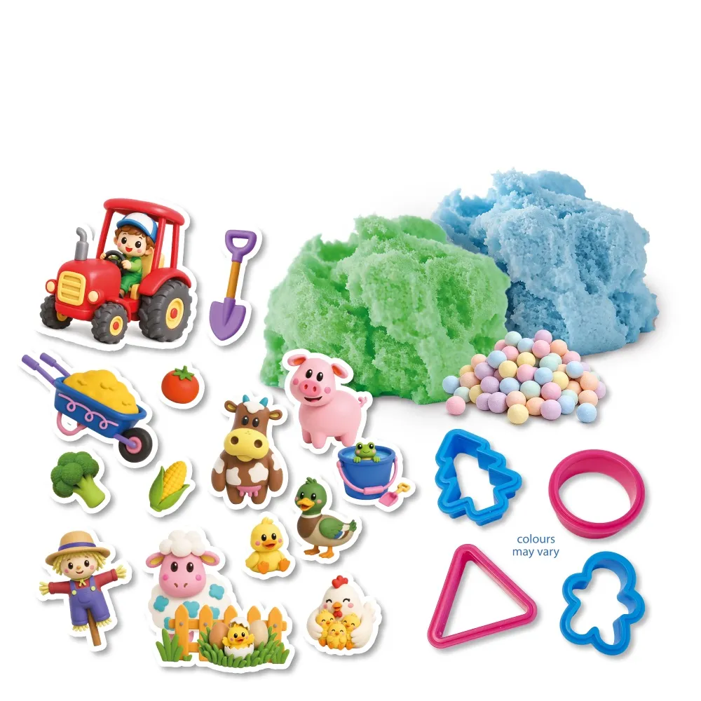 SES Creative Fluffli Happy Farm legemasse 2x100g