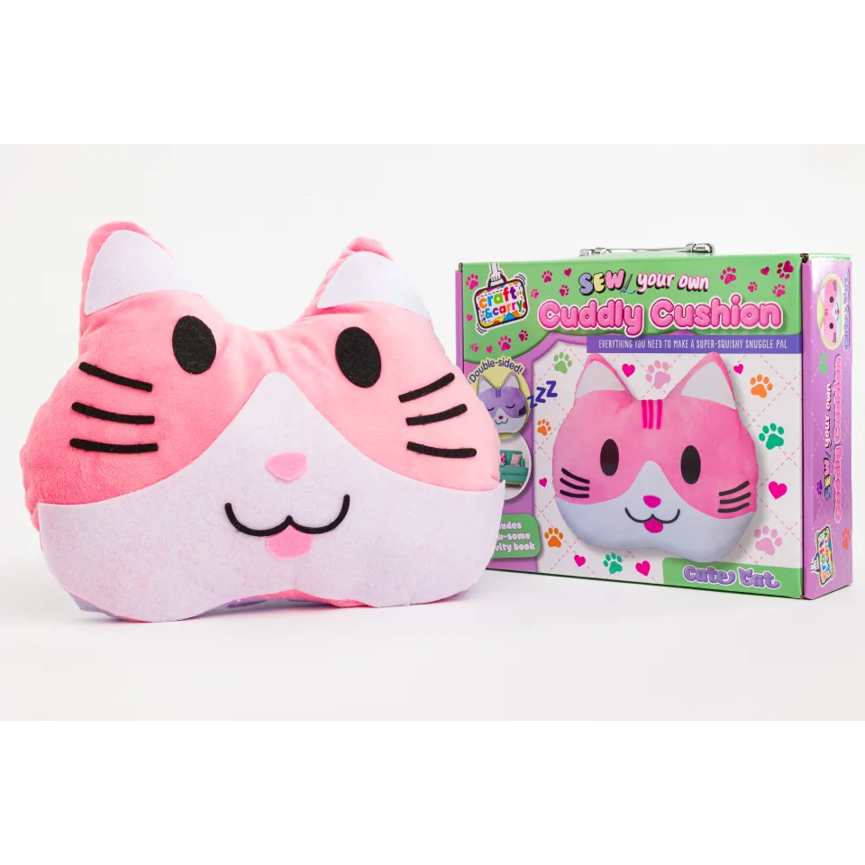 Decoden Magic Sew Your Own Cute Cat sysæt kattepude 6-12 år
