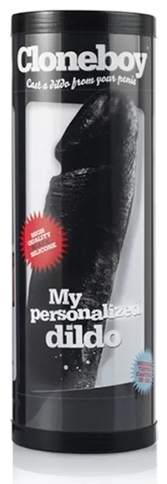 Cloneboy Dildo Black støbesæt sort silikone