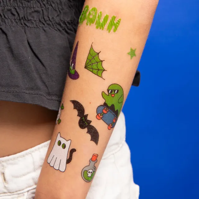 OMY Tattoos Boo tatoveringer 50 stk selvlysende