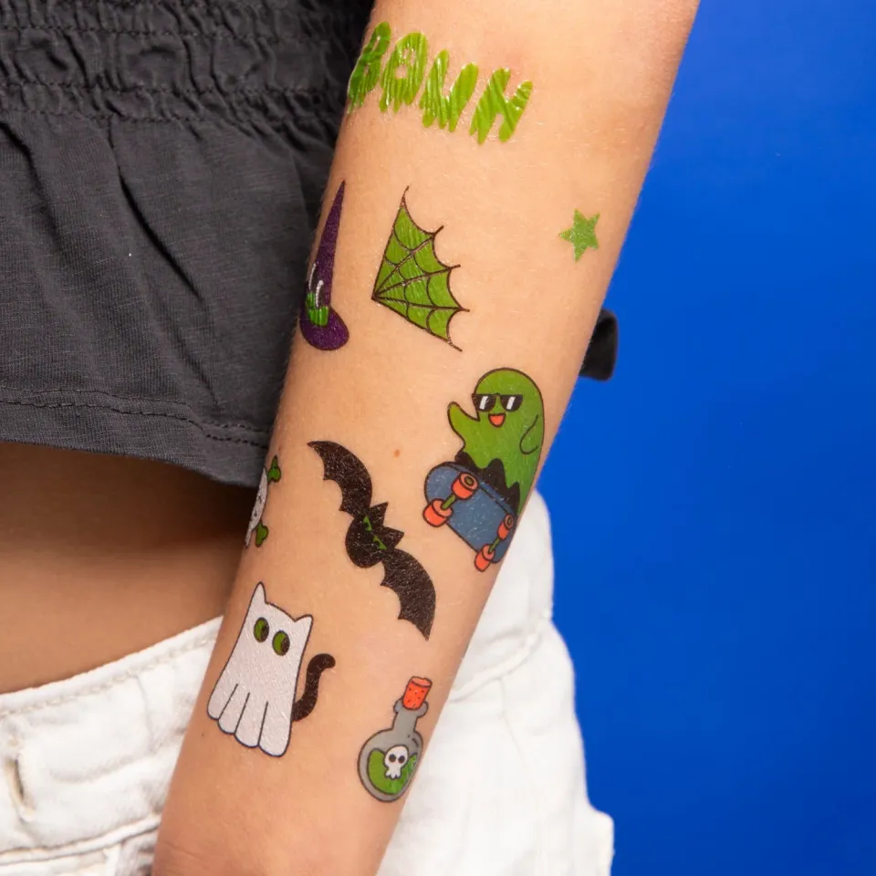 OMY Tattoos Boo tatoveringer 50 stk selvlysende
