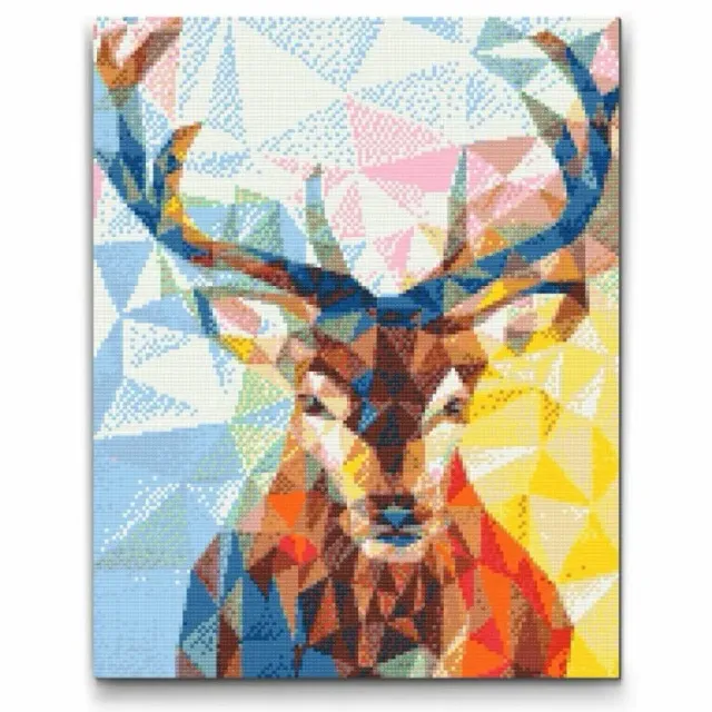 Road2Art Cubic Deer diamond painting 5D kit