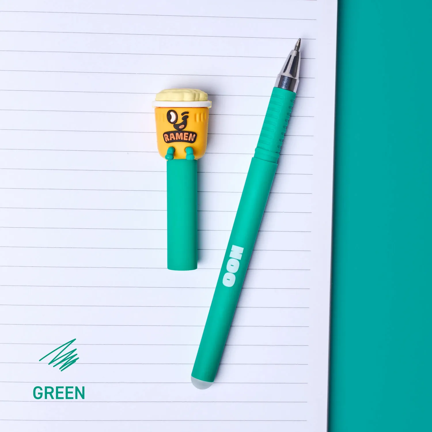 OMY Pen Buddies Mewchi Noo penne 2-pak