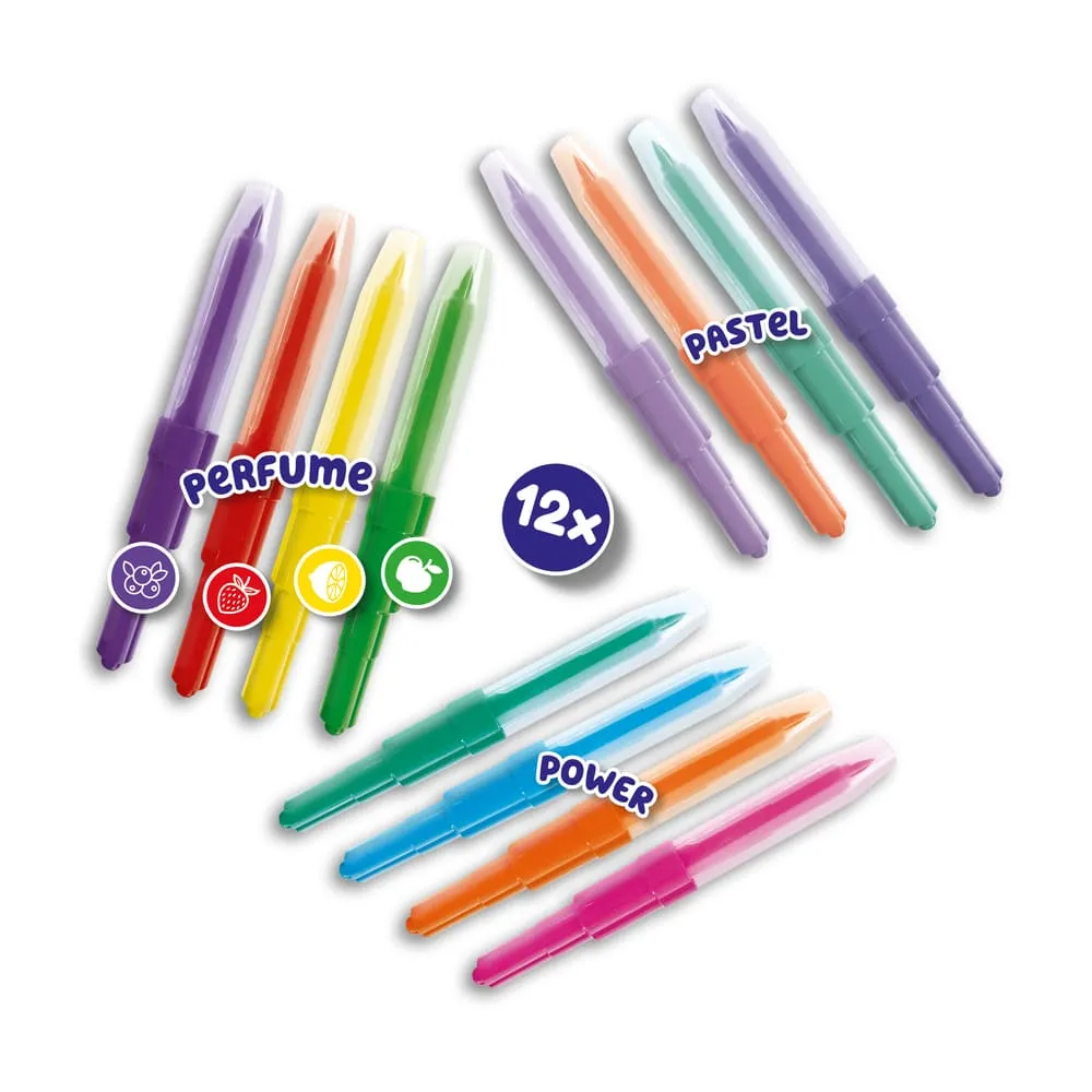 SES Creative Blow Airbrush pustetusch 12 stk duft pastel