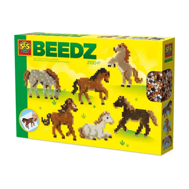 SES Creative Beedz perlesæt 2100 stk vilde heste