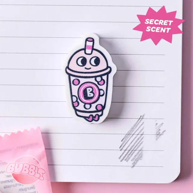 OMY Eraser Buddies Bubble viskelæder med duft