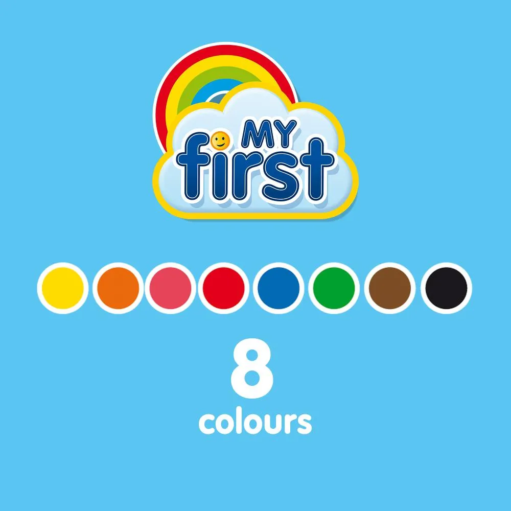 SES My First Baby Markers tusser 8 farver 1 år