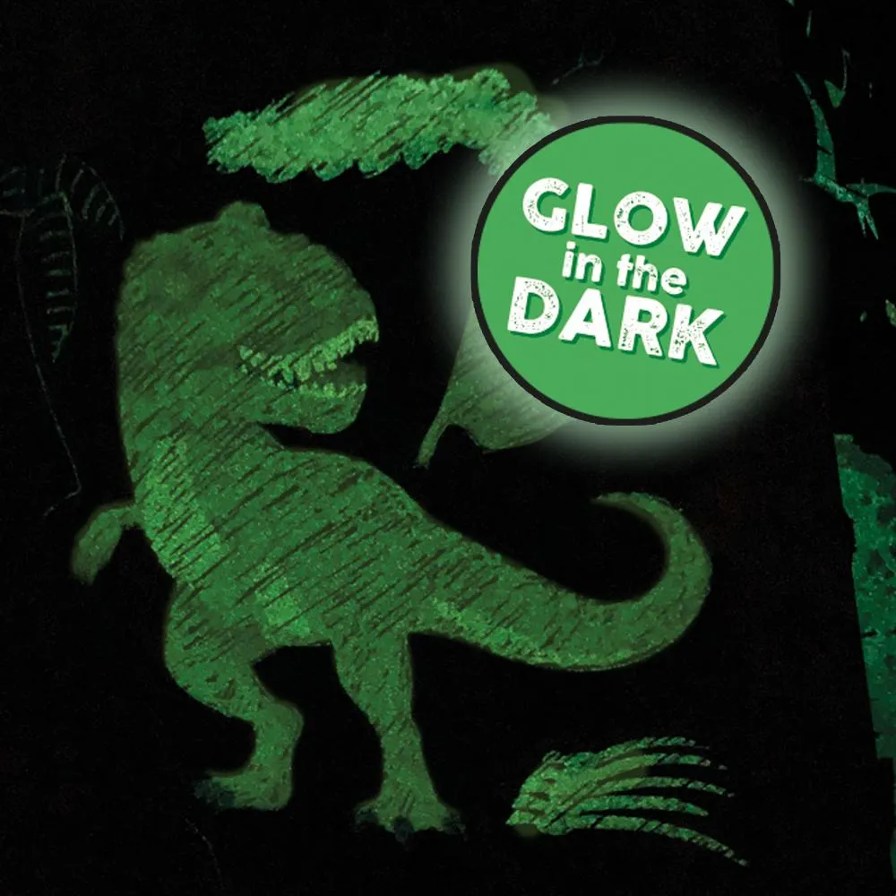 SES Creative skrabekort glow in the dark dinos 6 stk