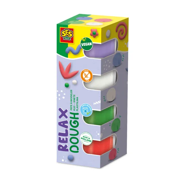 SES Feel Good modellervoks Relax 4x90g pastelfarver