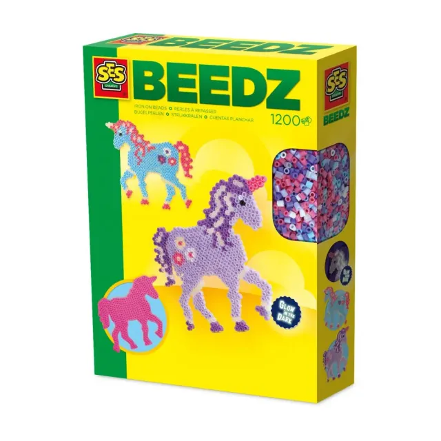 SES Creative Beedz strygeperler 1200 stk enhjørning