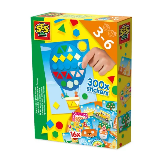 SES Creative I Learn former stickersæt 16 kort 300+ klistermærker