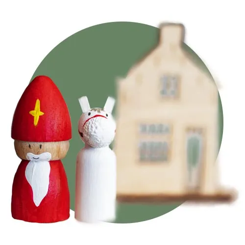 MooiHout Puur spelen Sinterklaas sansesæt legesæt 600 g
