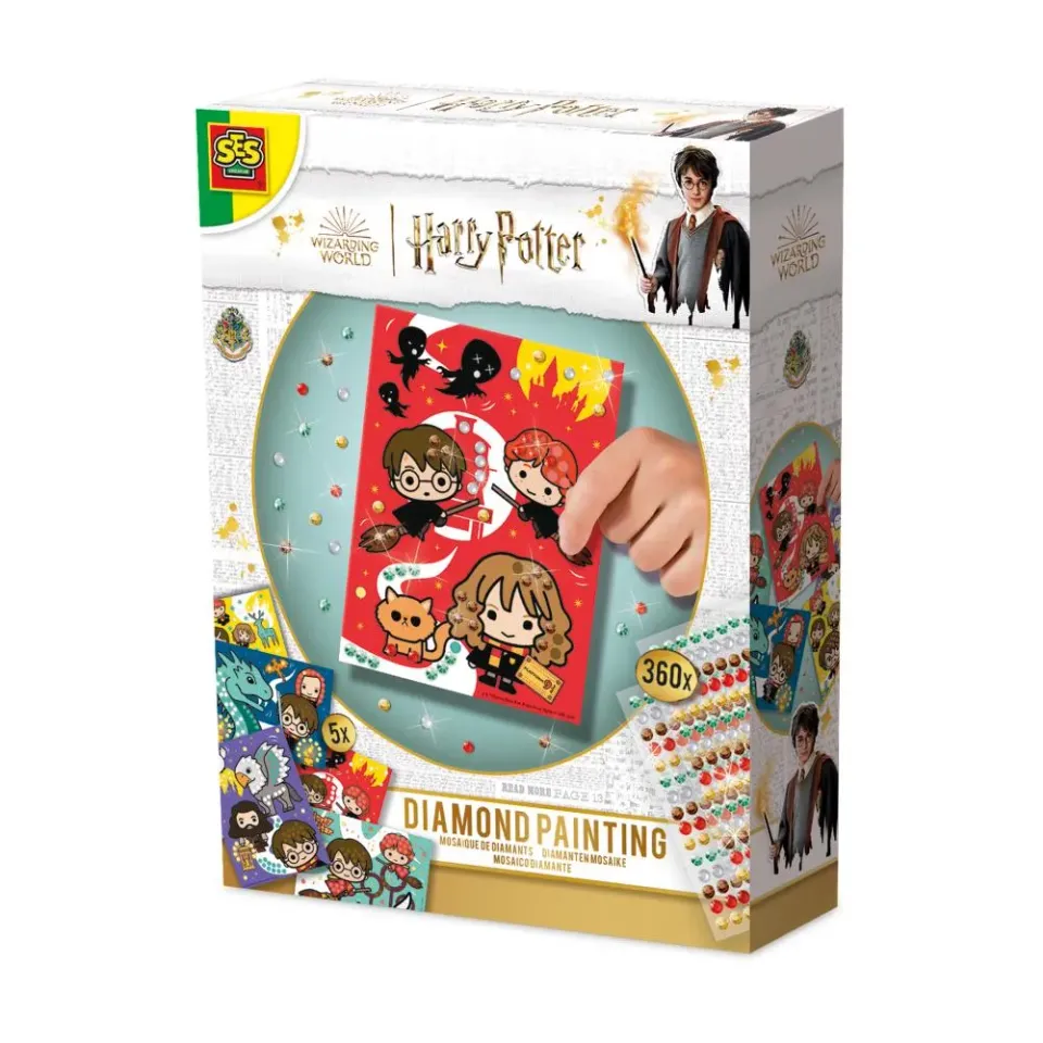 SES Creative Harry Potter diamantmaling 5 kort glitter