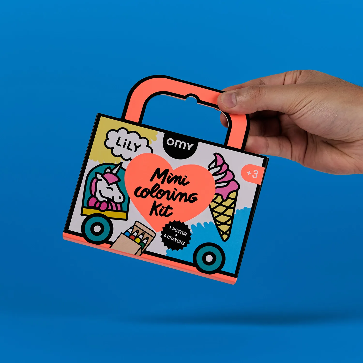 OMY Mini Coloring Kit Lily malesæt enhjørning