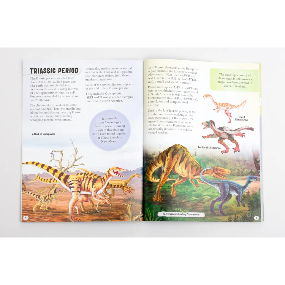 Decoden Magic Dinosaur Sticker Atlas klistermærkebog selvlysende