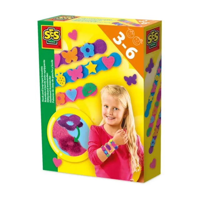 SES Creative Klittenband armbåndssæt 3 stk fra 3 år