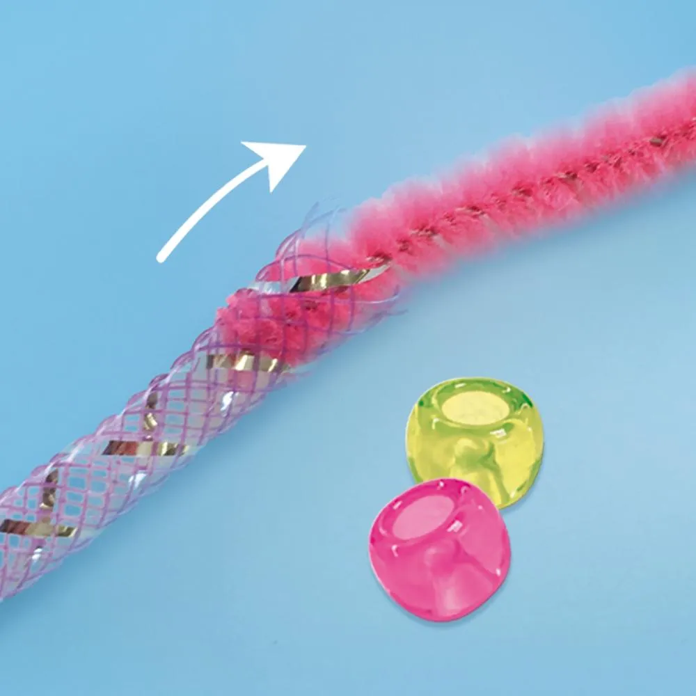 SES Creative Glitter armbåndssæt chenilletråd