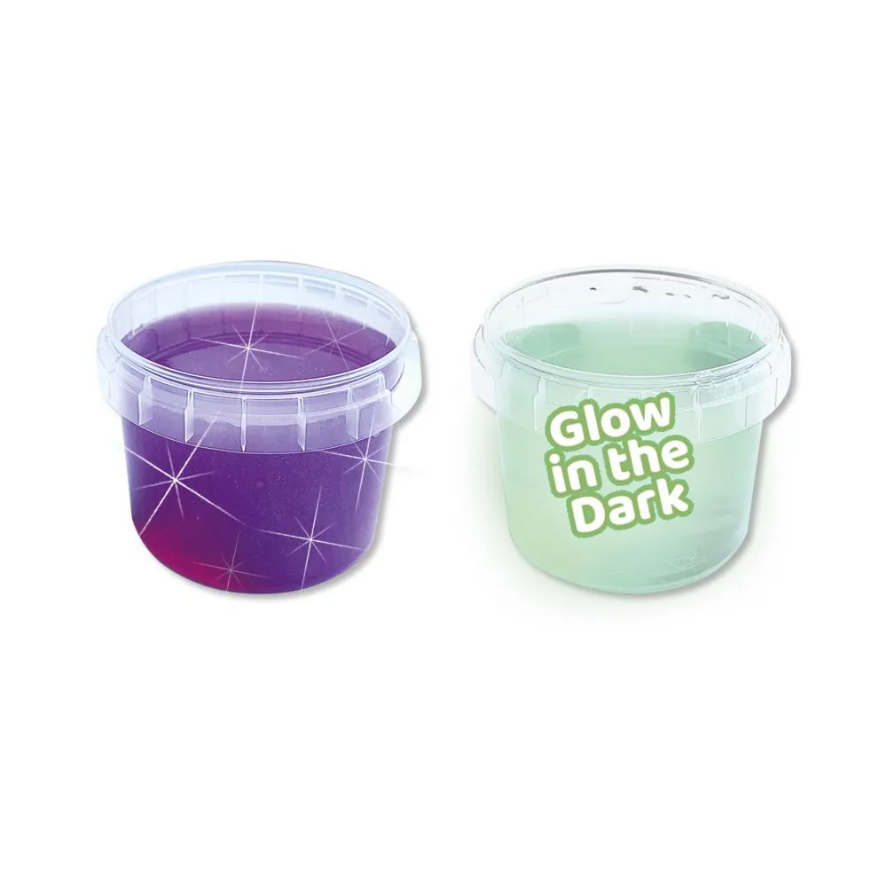 SES Creative Slime Glow in the Dark slim 2x120 g selvlysende