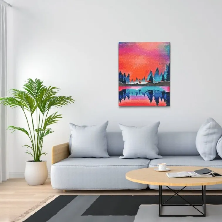 Road2Art Smuk Vinter diamond painting 30x40 cm firkantede