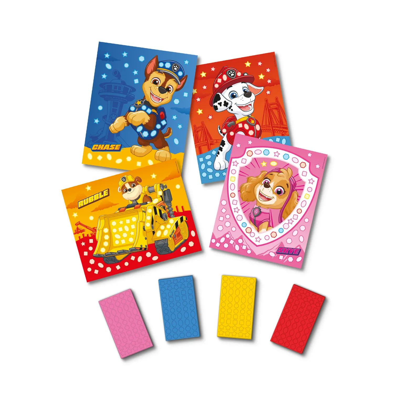 SES Creative Paw Patrol mosaiksæt lær farver former