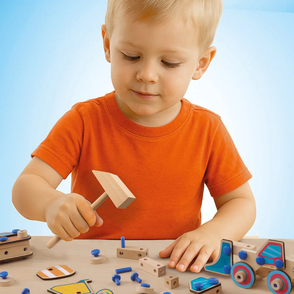 SES Creative Brix Junior byggesæt køretøjer 46 dele