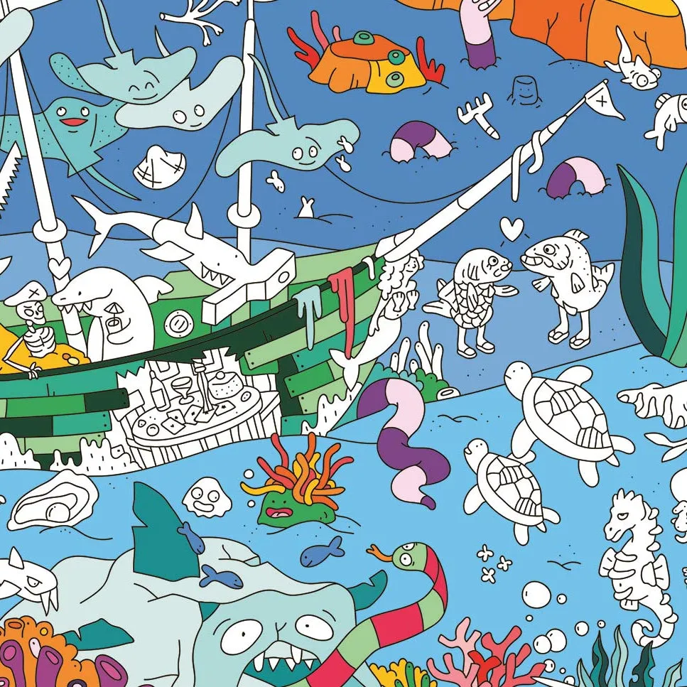 OMY Ocean kæmpe maleplakat hav