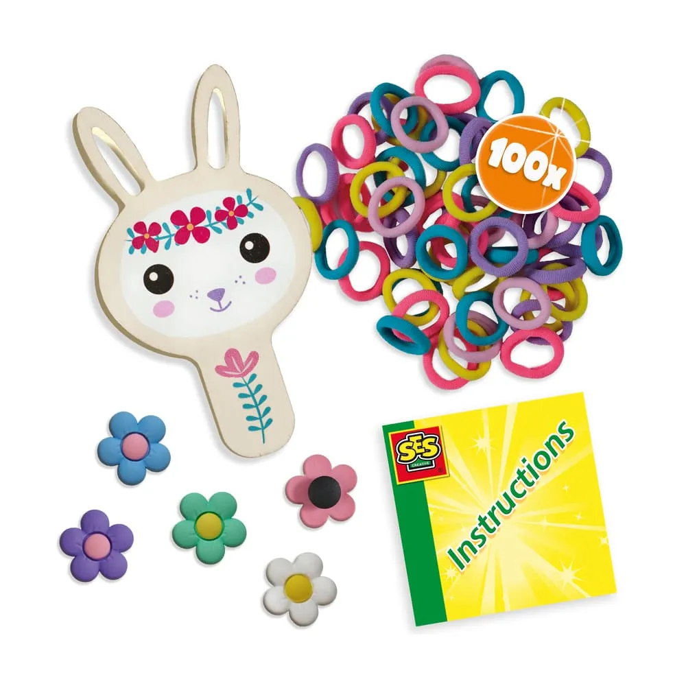 SES Creative Soft Loom armbåndssæt 100 elastikker