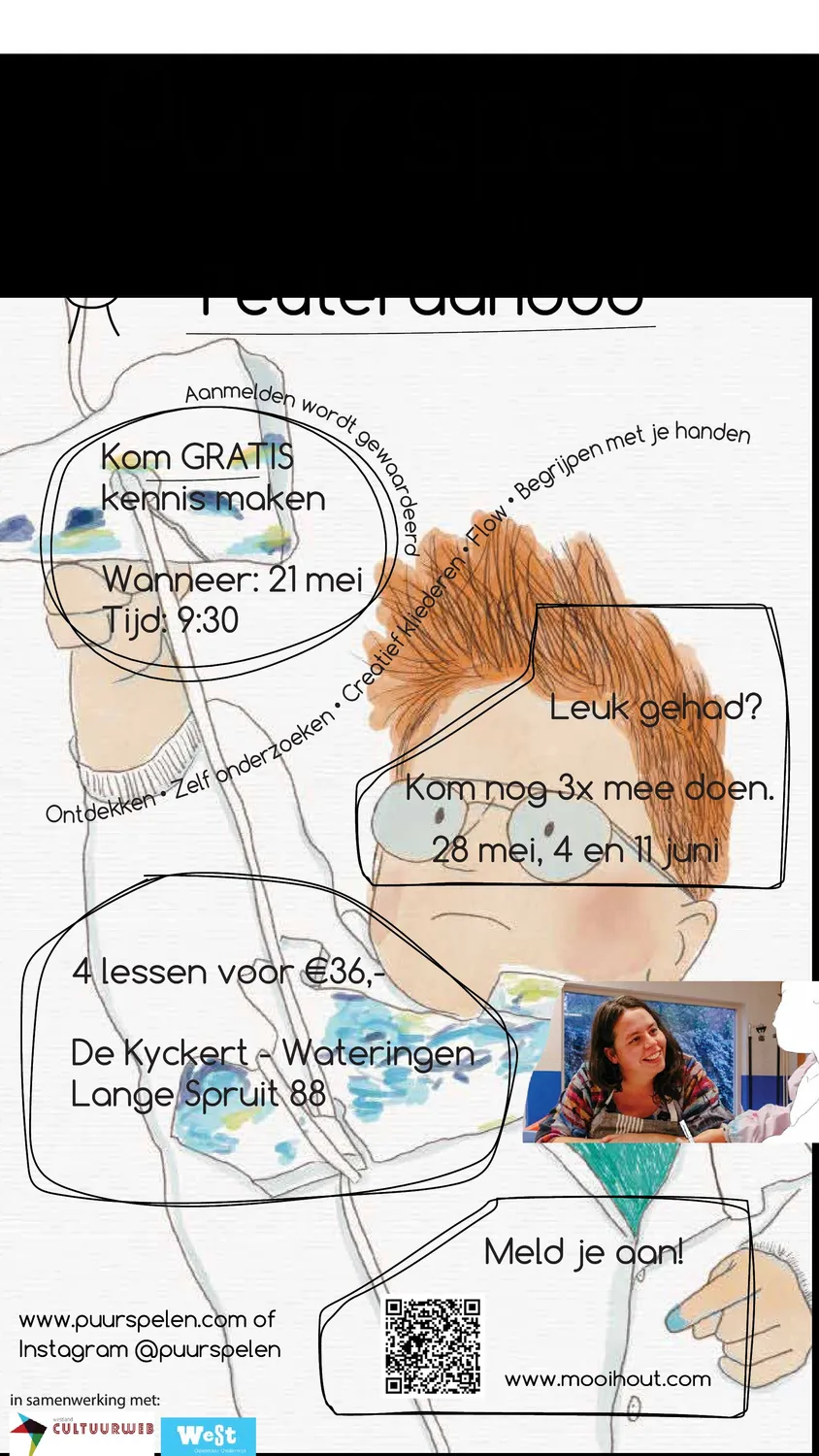 MooiHout Puur Spelen Atelier workshop tumlinge 6 gange