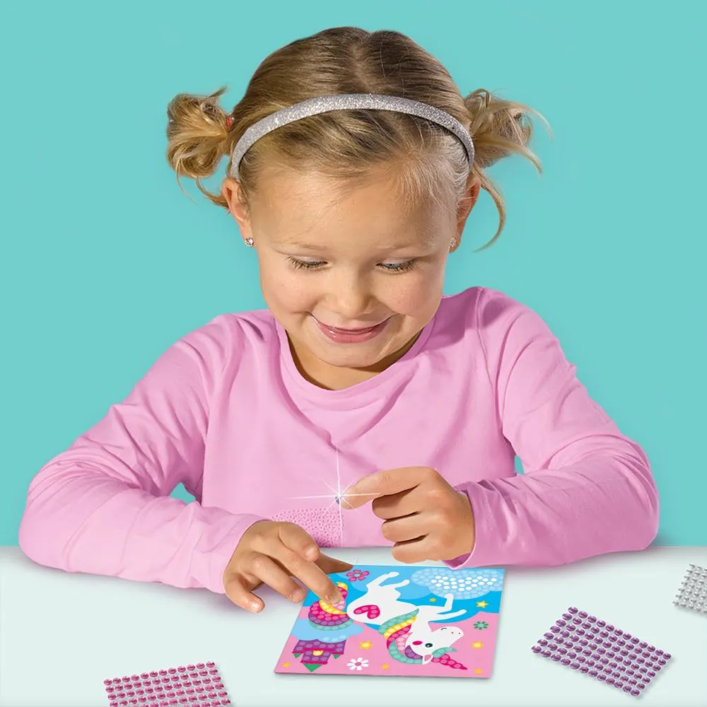 SES Creative Diamond Painting glade dyr diamantsæt 4 kort