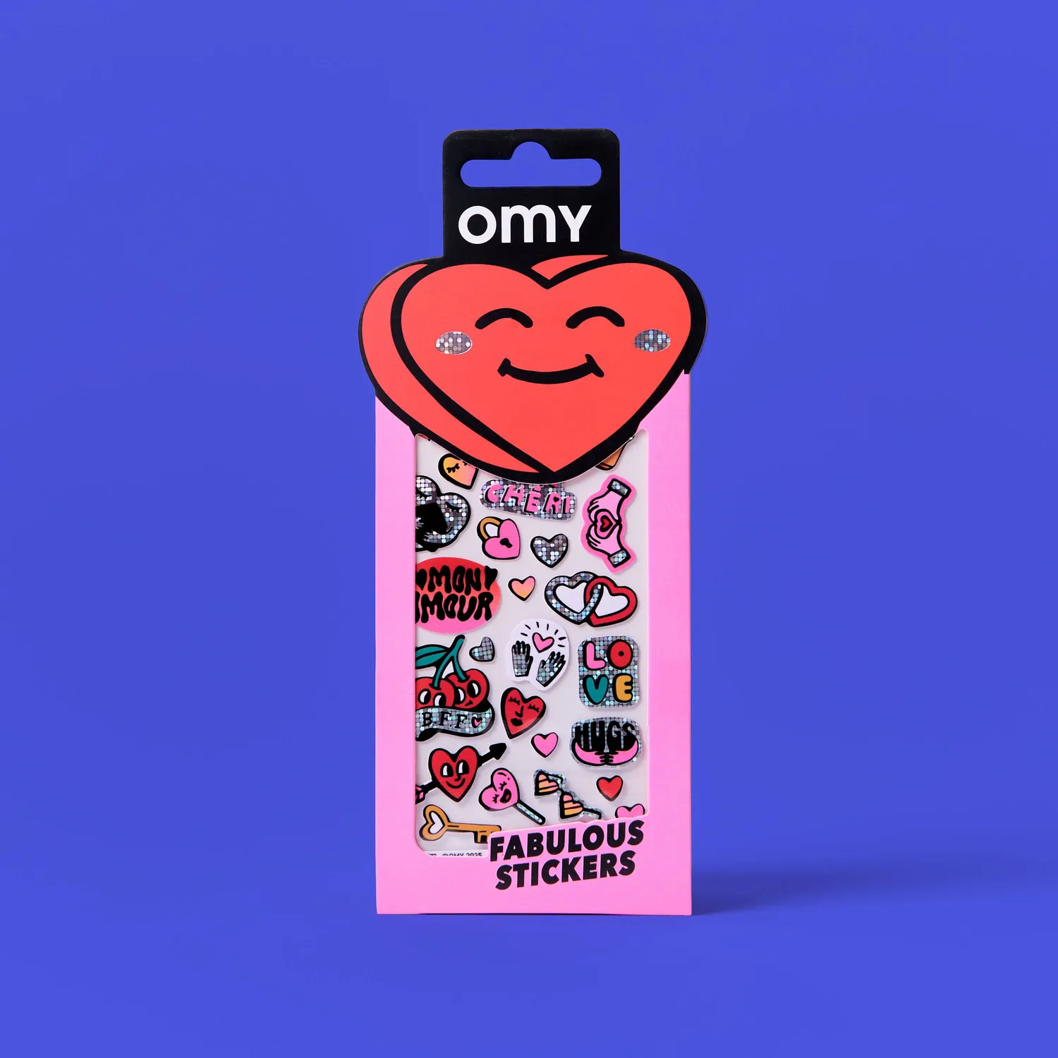 OMY Iconic Love klistermærker holografiske
