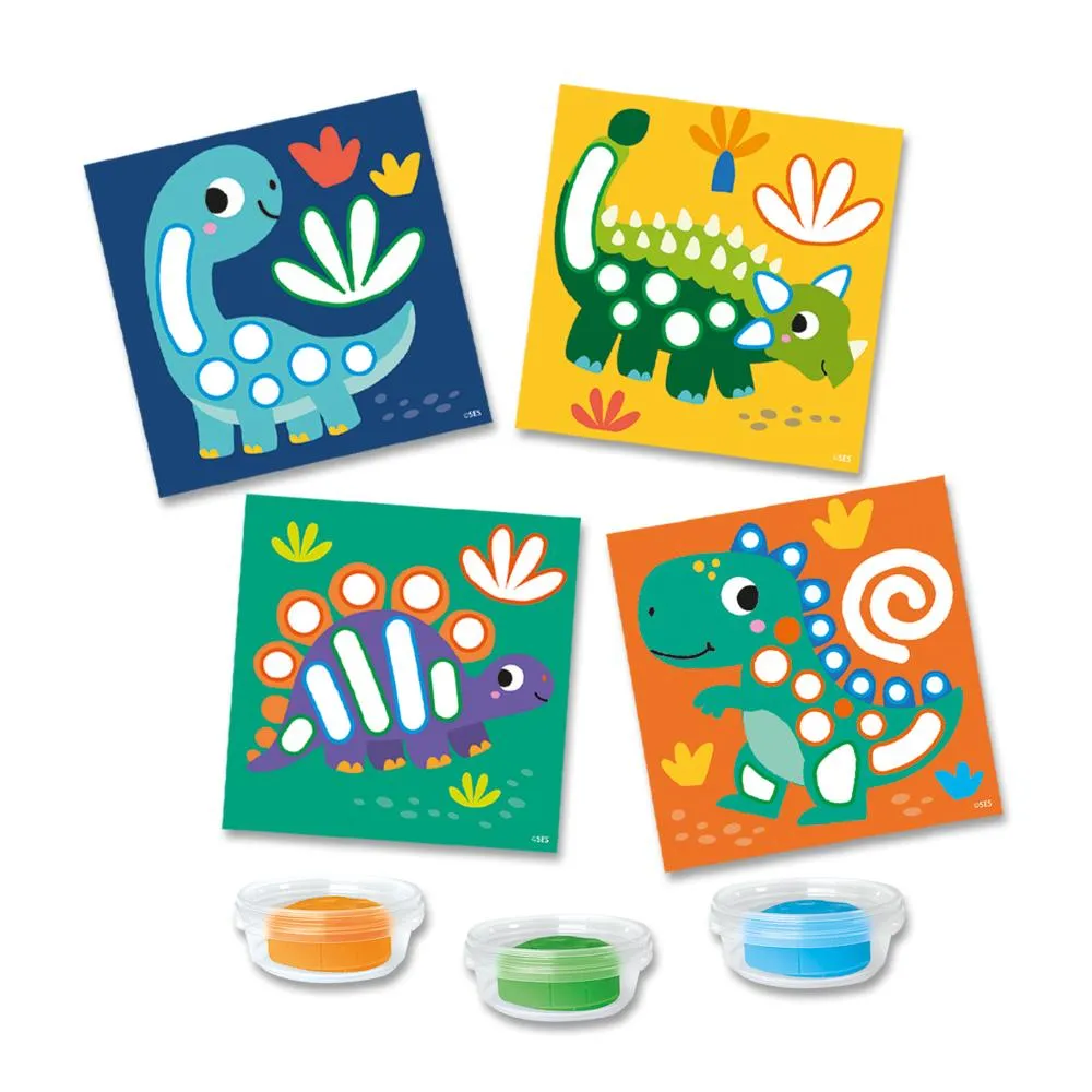 SES Creative My First dino modellervoks med kort glutenfri