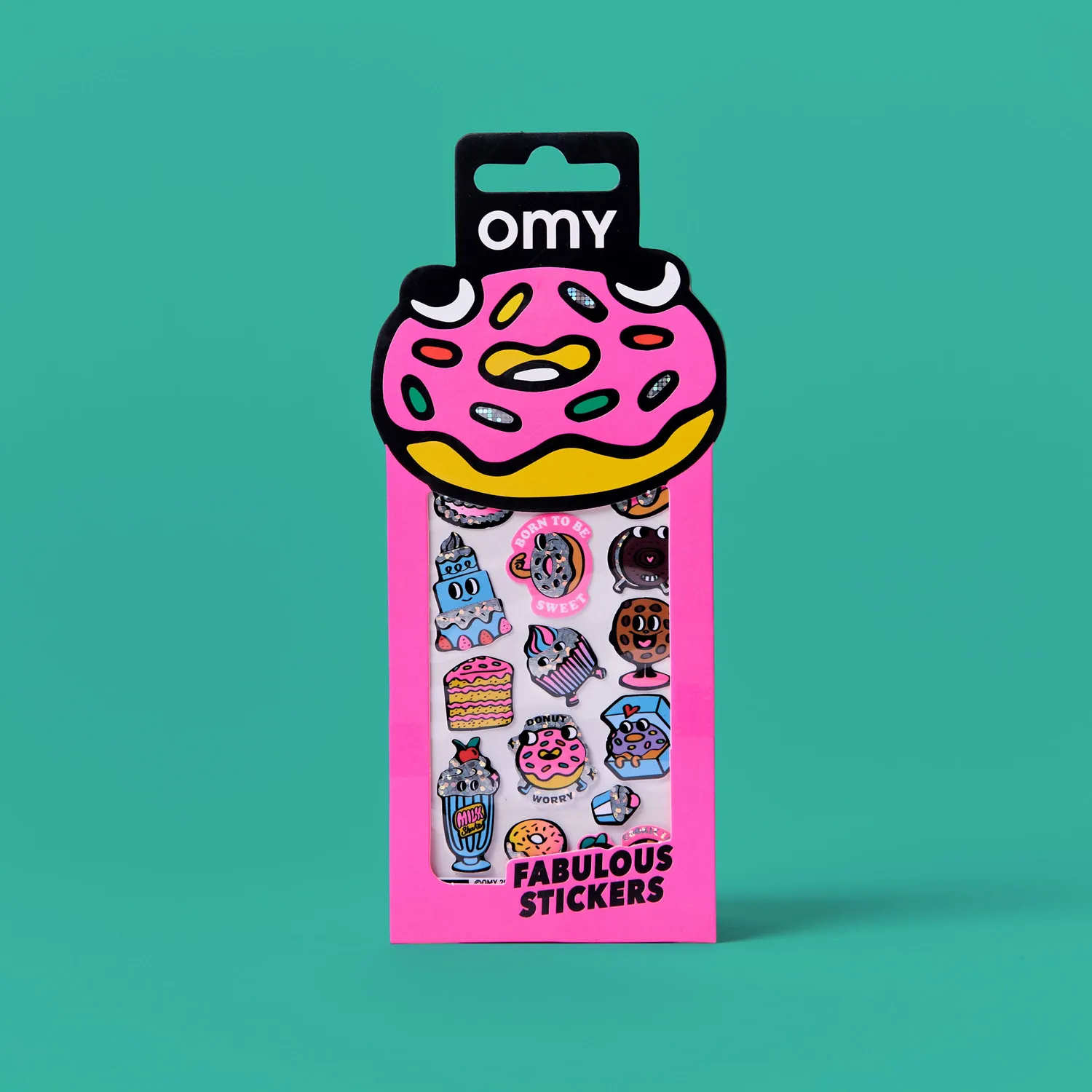 OMY Donuts klistermærker holografiske